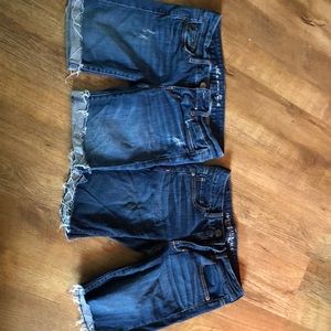 2 American eagle size 4 jean shorts